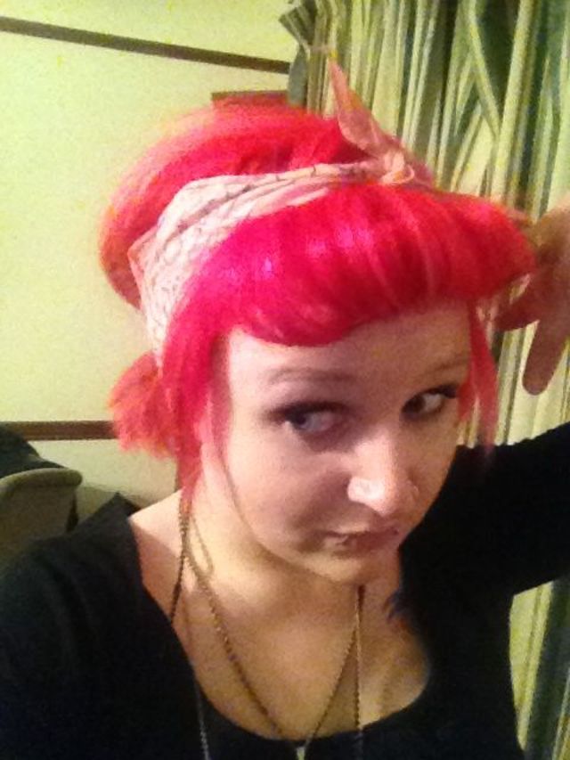 pink rockabilly fringe