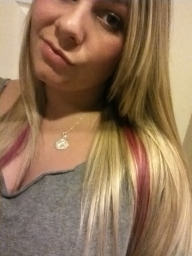 pink streaks
