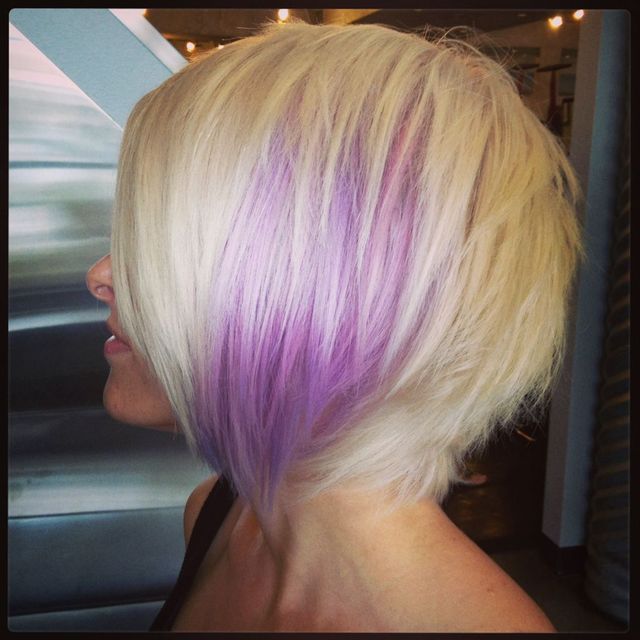 pink/purple/platinum my little pony hair