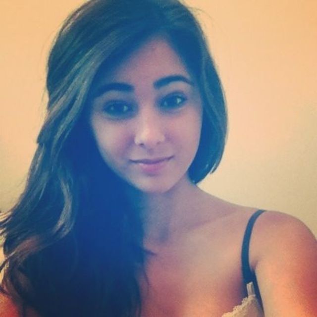pinned hair