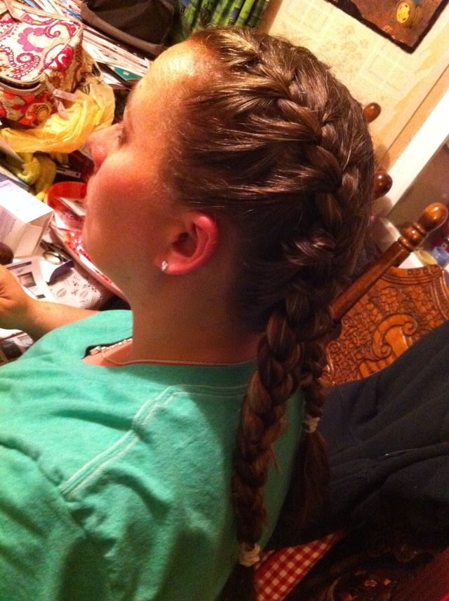 plaited braids
