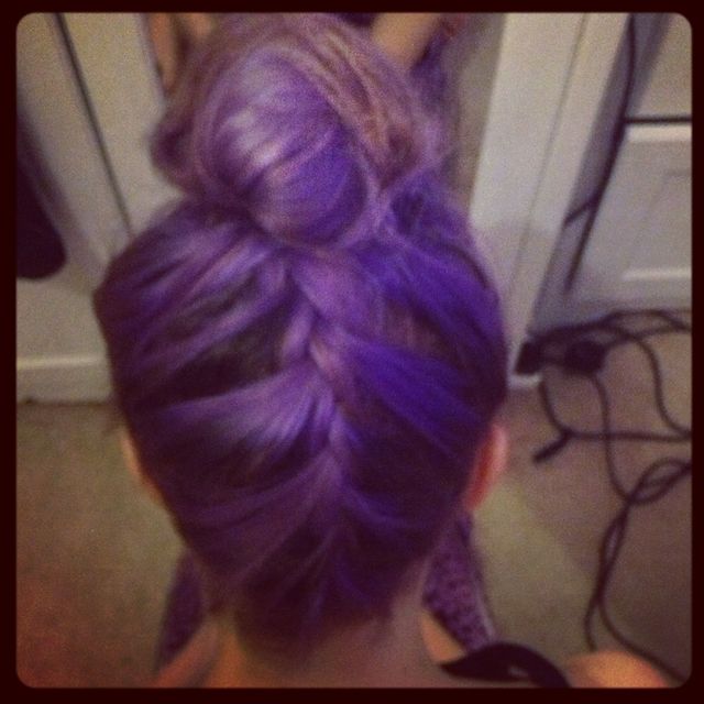 plaited purple