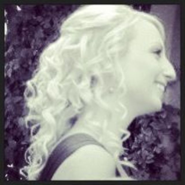 platinum blonde spiral curls!
