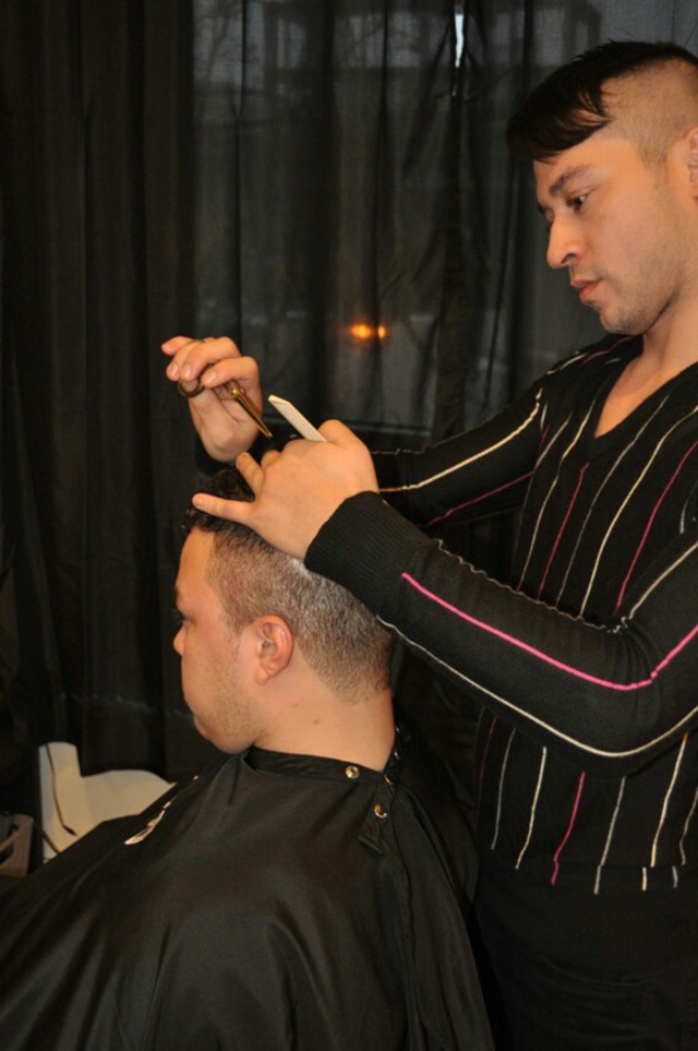 playing with hair