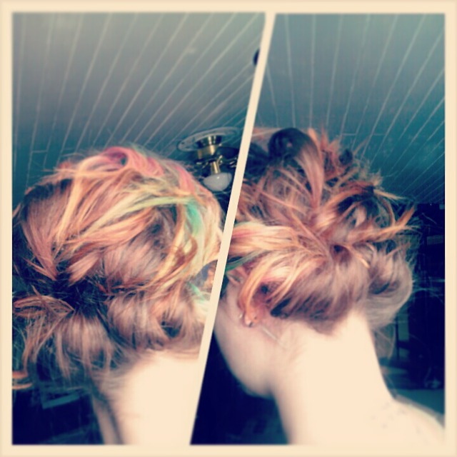 playing with my hair