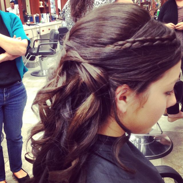 prom hair