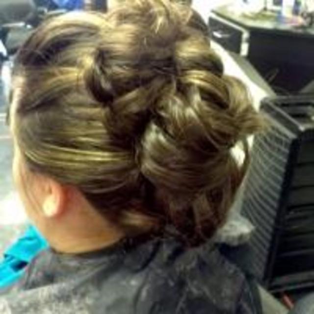 prom updo