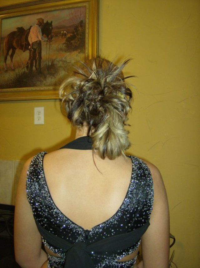 prom updo