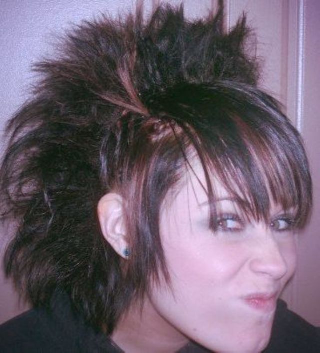 punky up-do 