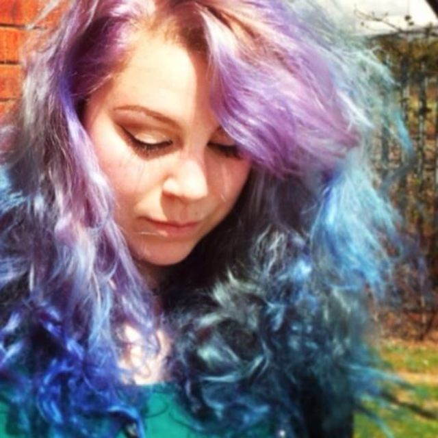 purple - blue fade