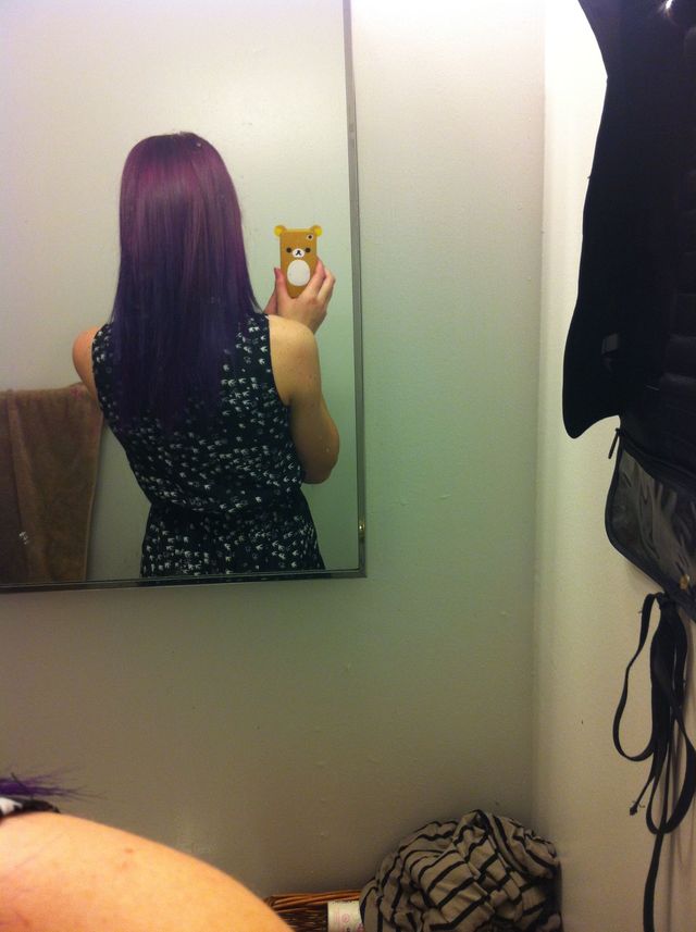 purple and blue ombré 