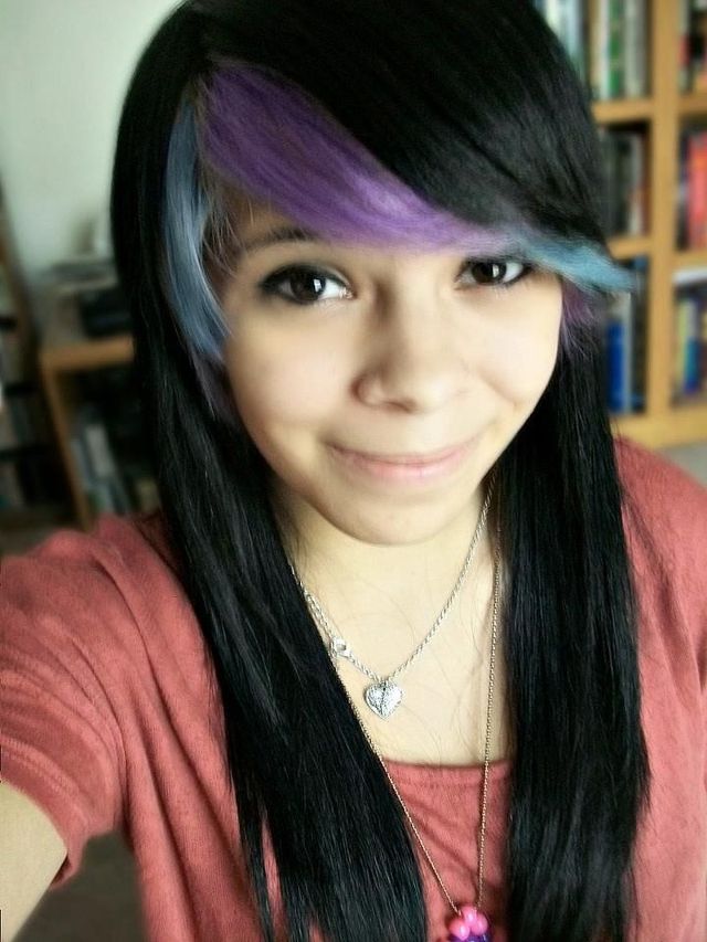 purple and blue
