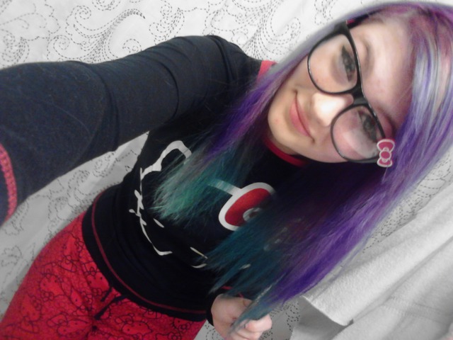 purple and blue