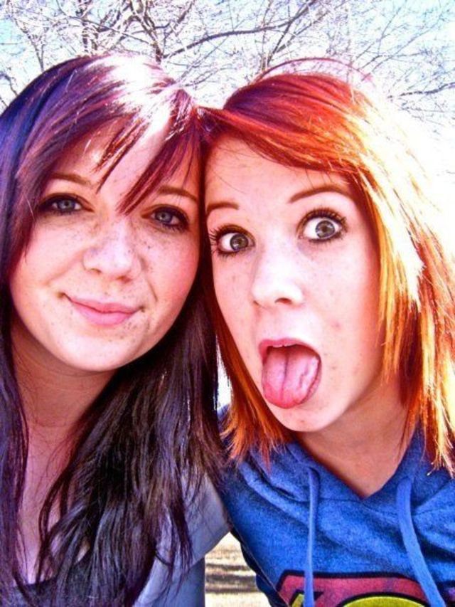 purple and ginger. 