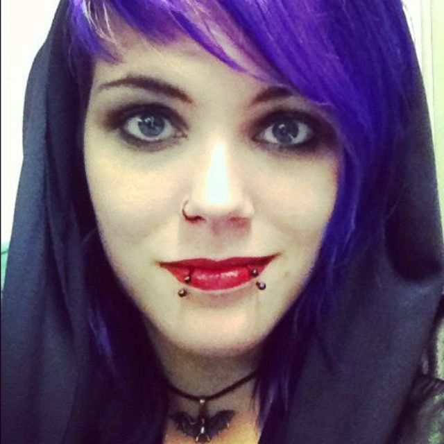 purple and red