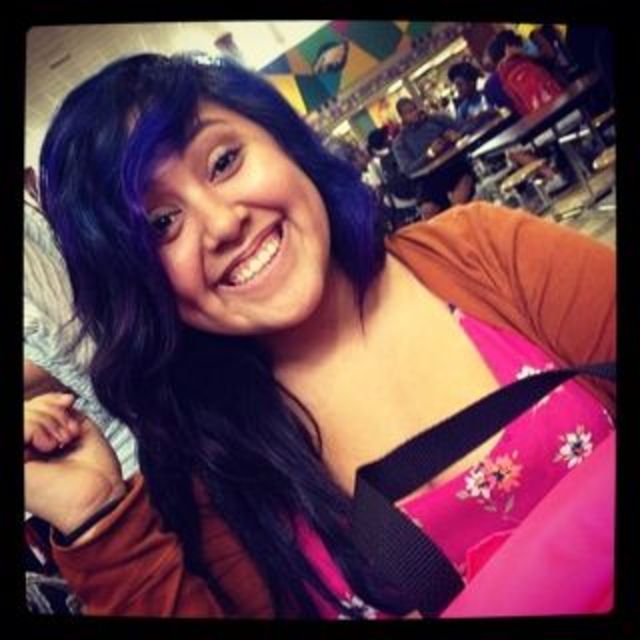 purple bangs