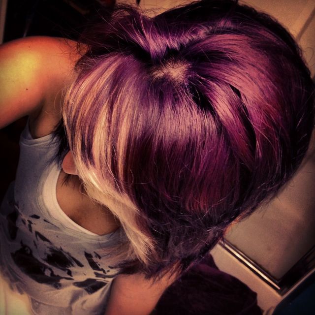 purple blonde
