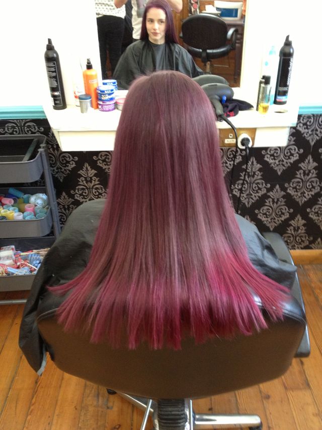 purple dip &amp; gloss