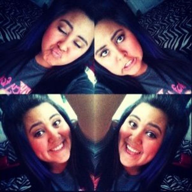 purple hair &amp; bump