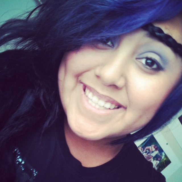 purple hair 