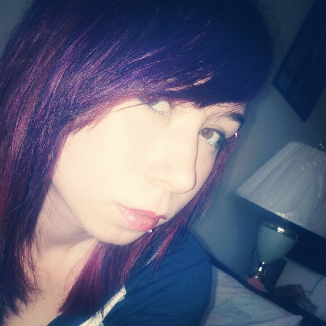 purple hair