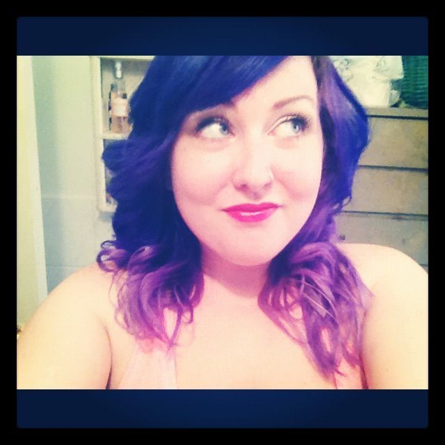purple ombré 