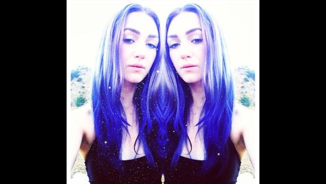 purple ombré 