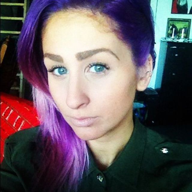 purple ombré