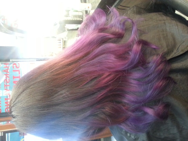 purple ombre