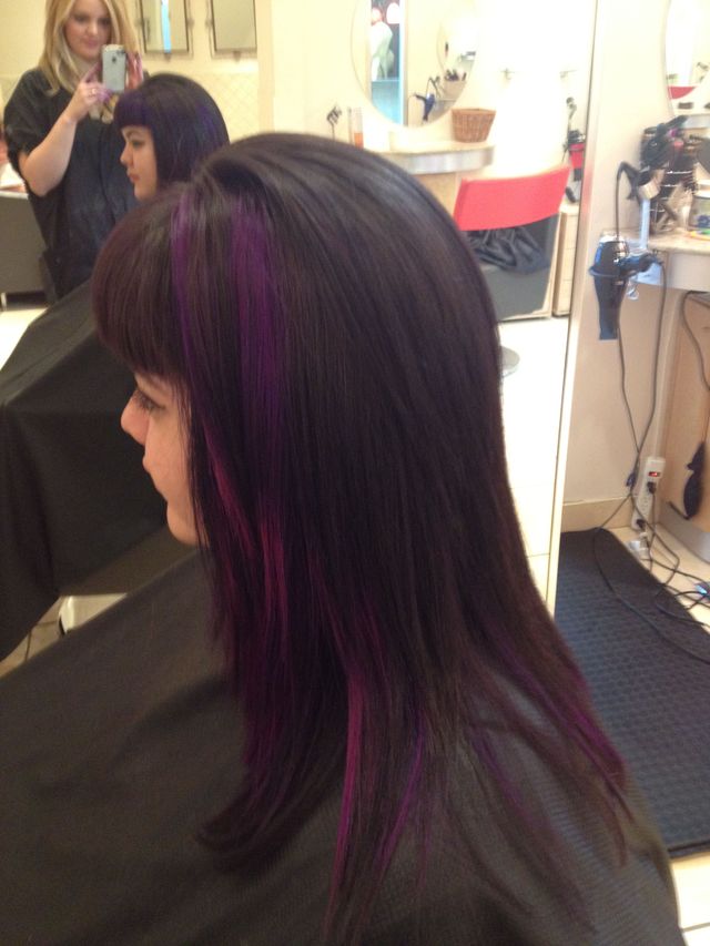 purple to magenta ombré 