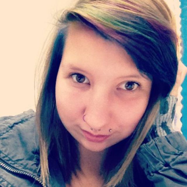 rainbow bangs