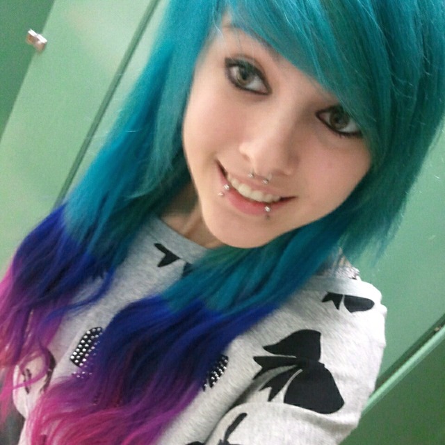 rainbow hair &amp; jumpers