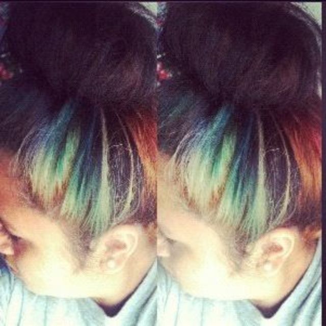 rainbow hair 