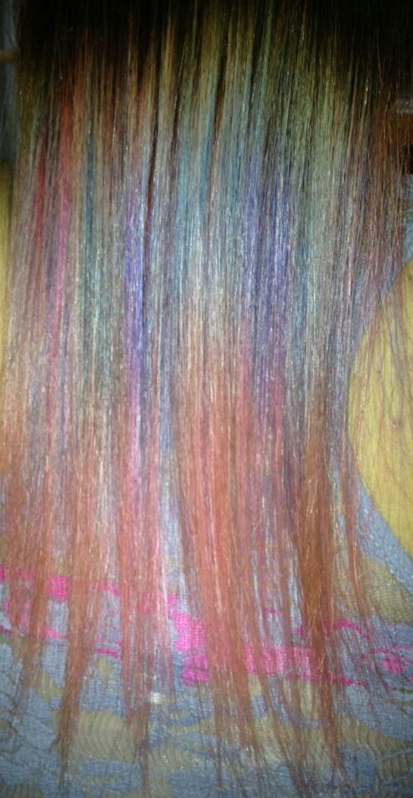 rainbow hair