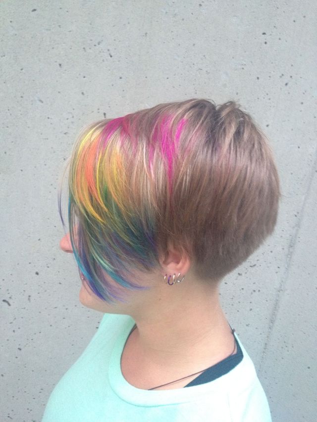 rainbow highlights