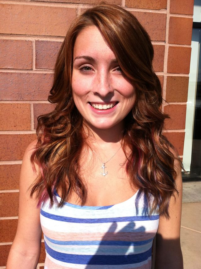 rainbow ombré front