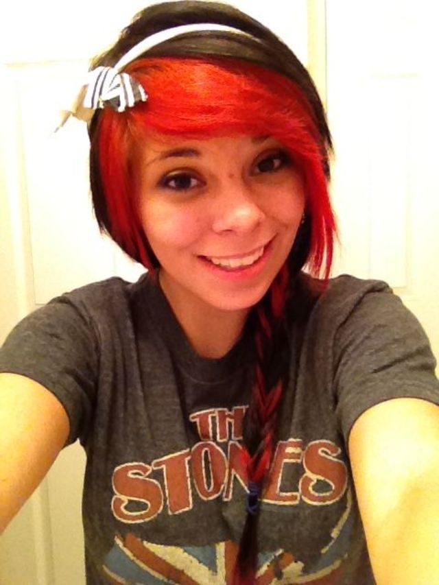 red &amp; black fishtale