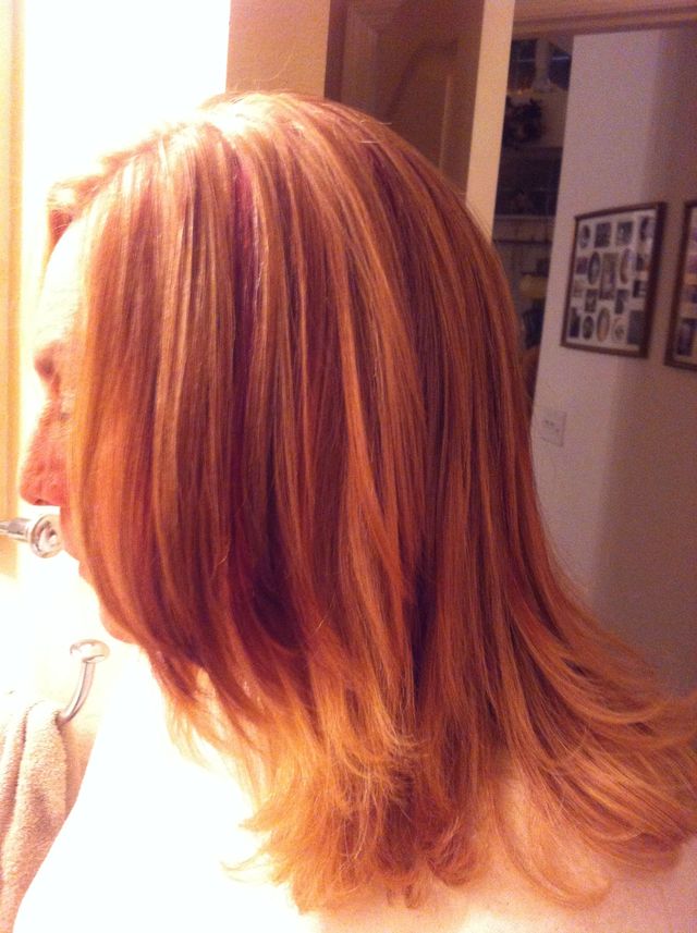red &amp; blonde