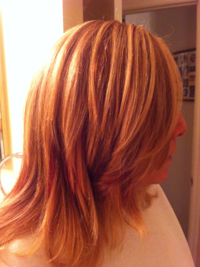 red &amp; blonde