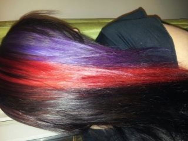 red &amp; purple