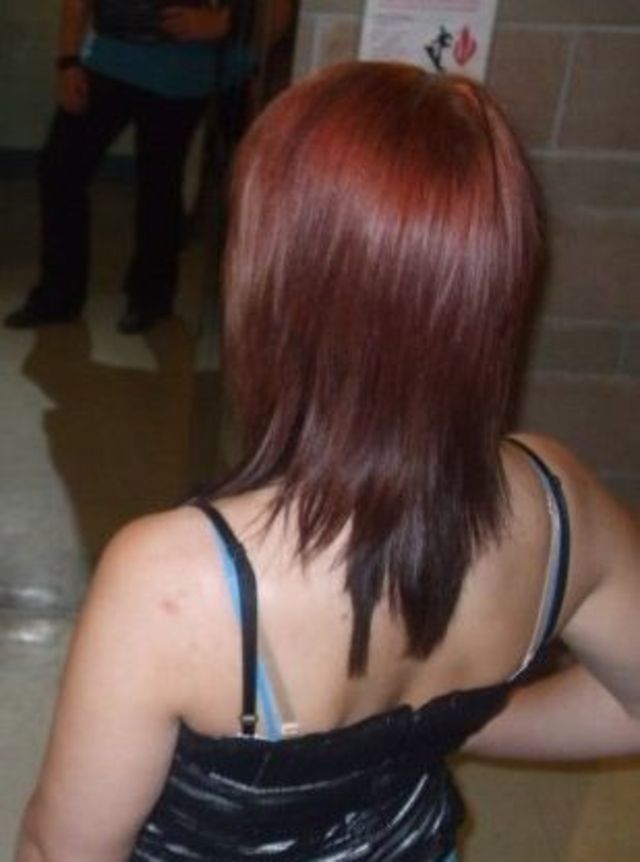 red and black ombre