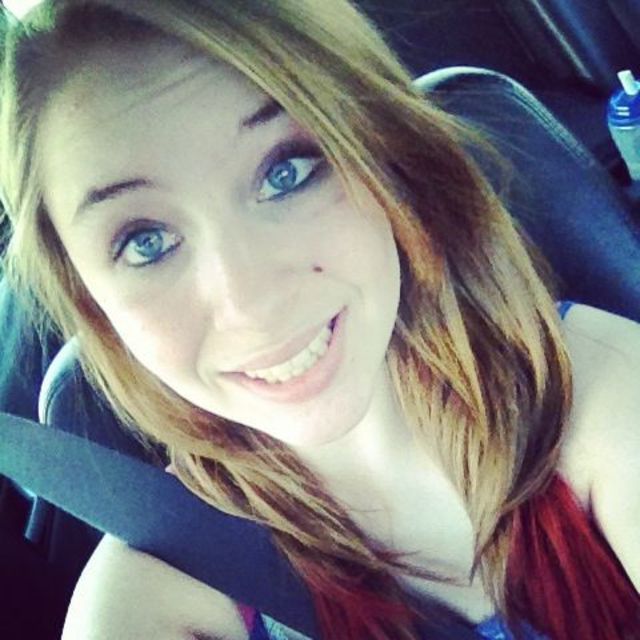 red and blonde