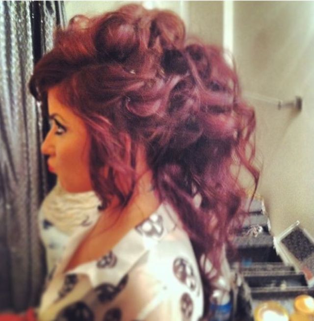 red chic Mohawk 