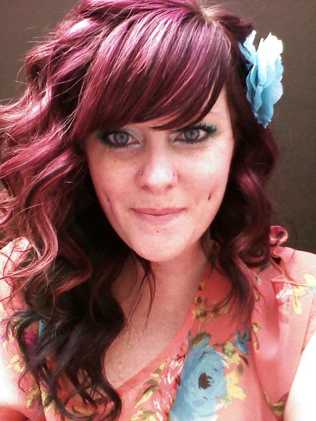 red curls