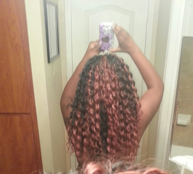 red curly