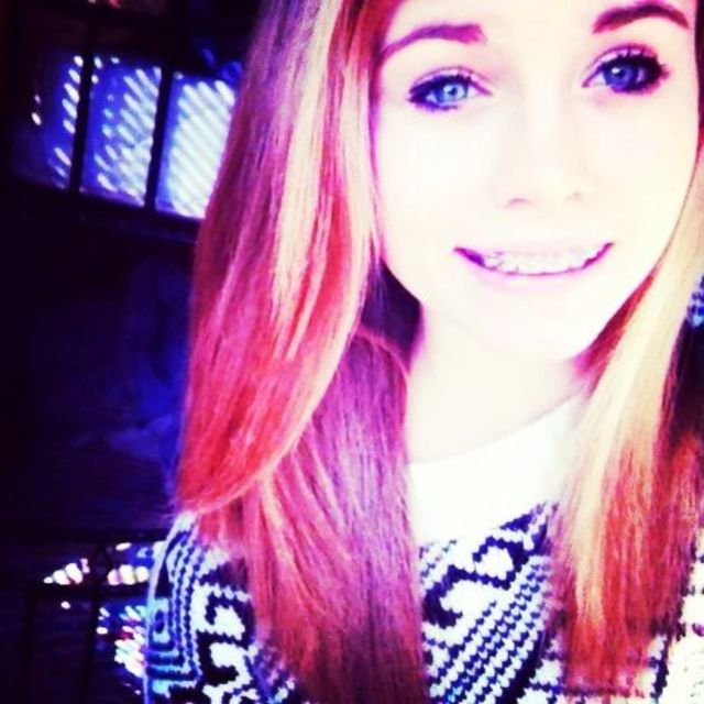 red hair blue eyes