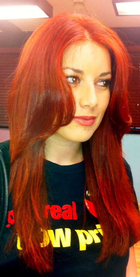 red hair