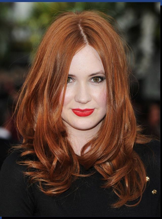 red hair