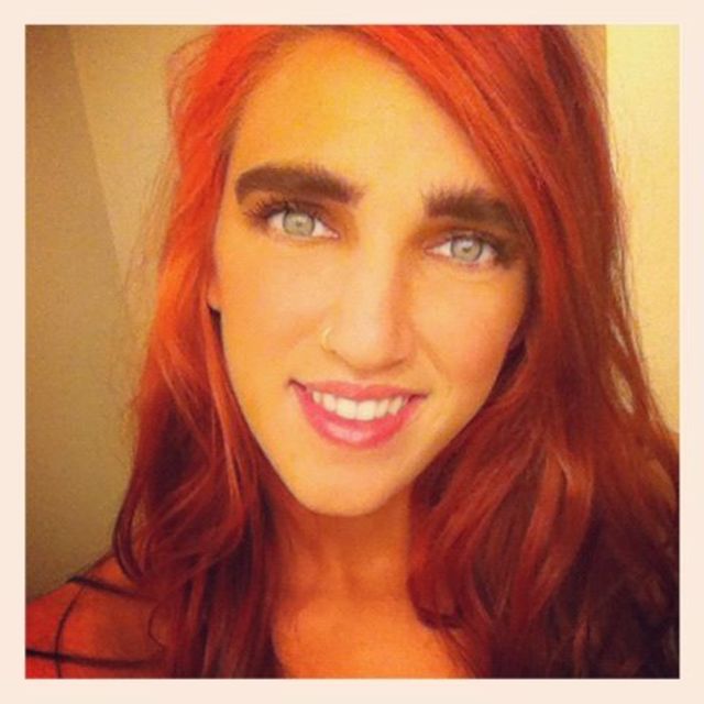 red hair