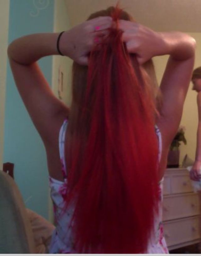 red hair